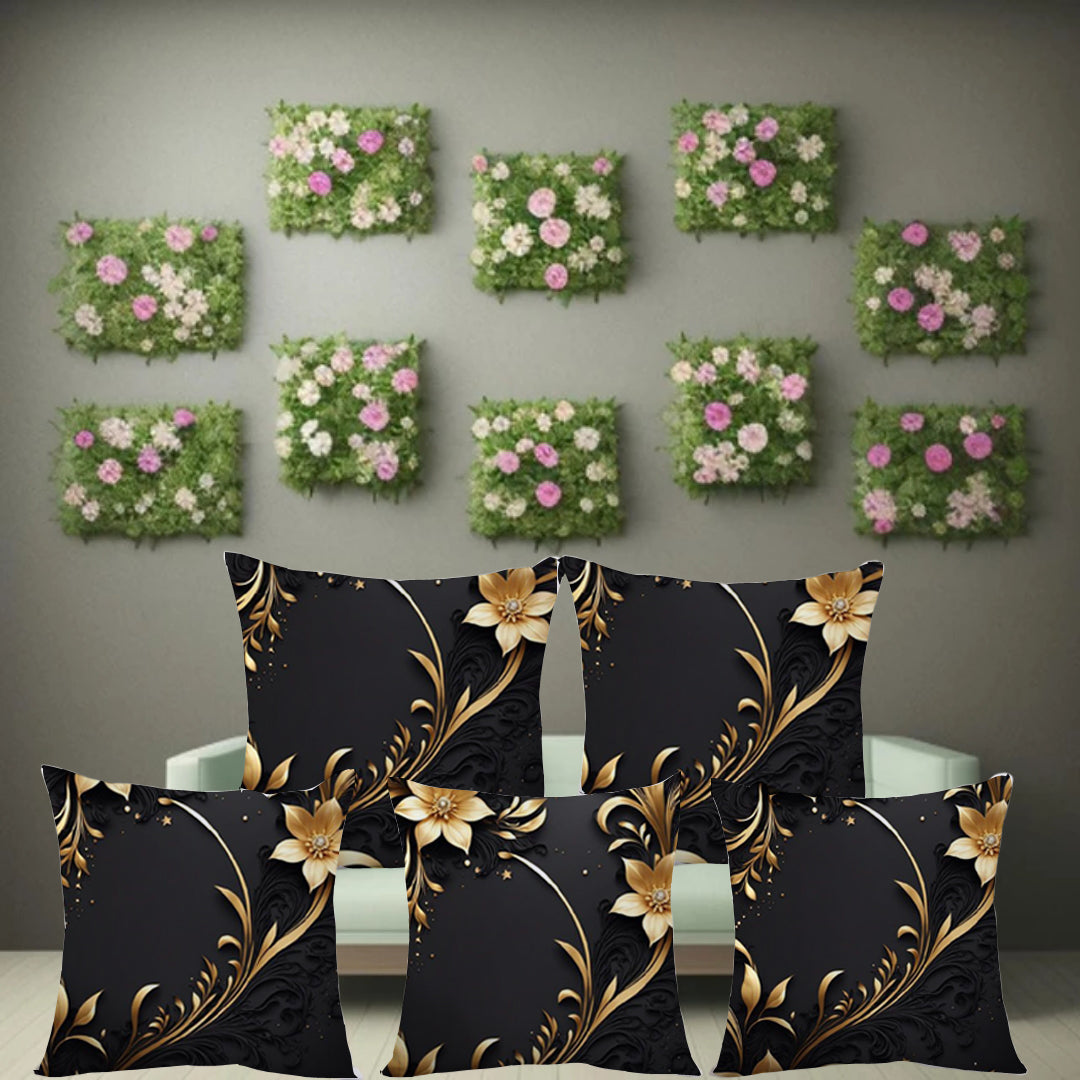 Pack of 5 Printed Cushion Covers
